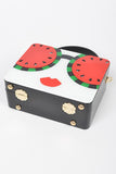 Watermelon Glasses Lady Box Clutch