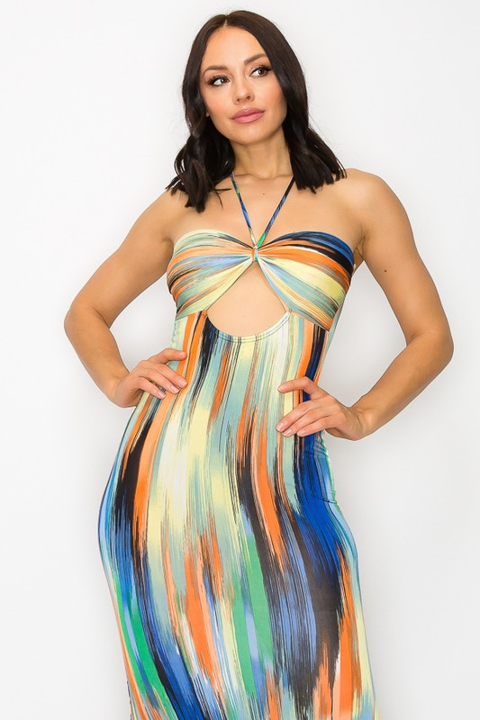 Miami Halter Maxi Dress