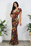 Velvet & Flower One of a Kind Maxi Dress