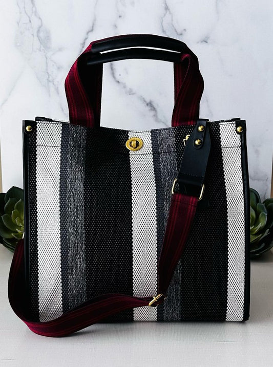 Stripe Tote- 2 Colors