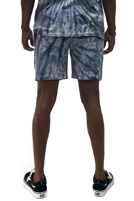 Men's Cyclone Pinwheel Tie Dyed Shorts-6 Colors