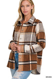 Yarn Dyed Plaid Shacket- 6 Colors