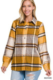 Yarn Dyed Plaid Shacket- 6 Colors