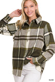 Yarn Dyed Plaid Shacket- 6 Colors