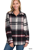 Yarn Dyed Plaid Shacket- 6 Colors