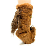 Horse Play - Women's Plush Animal Slipper Socks