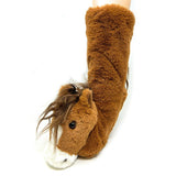 Horse Play - Kids' Plush Animal Slipper Socks
