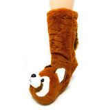 Red Panda - Kids' Plush Animal Slipper Socks