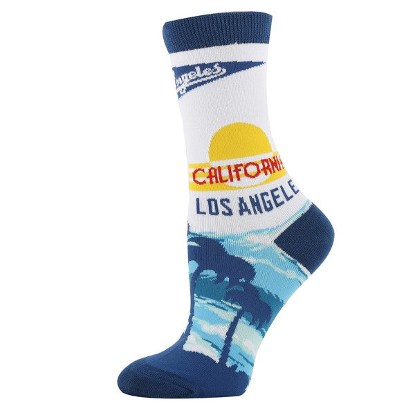 Los Angeles - Women's Funny Crew Socks