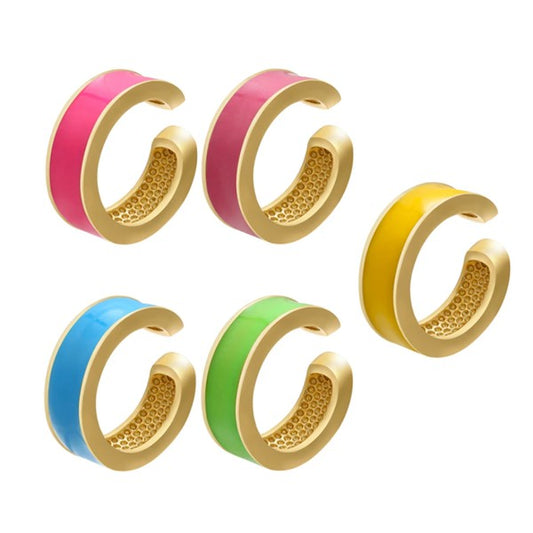 Amber Ear Cuff Earrings