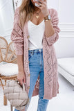 Eyelet Sweater Button Cardigan- 2 Colors