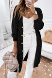 Eyelet Sweater Button Cardigan- 2 Colors