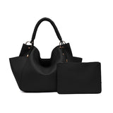 2-in-1 Hobo Bag Drawstring Handle- 2 Colors