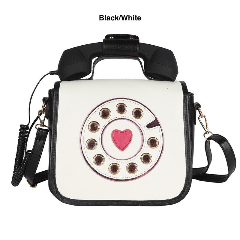 Cute Retro Telephone Crossbody