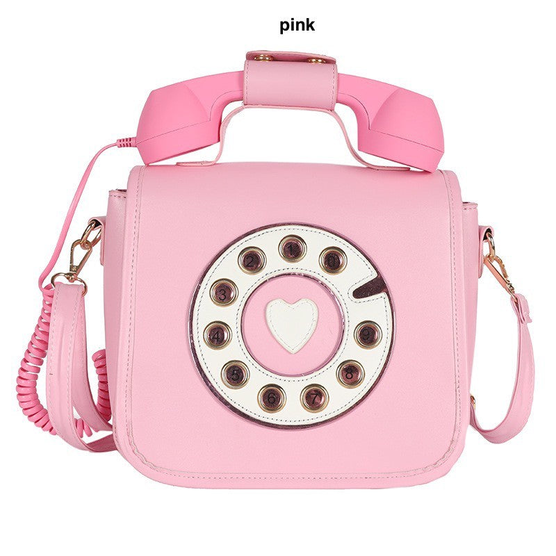 Cute Retro Telephone Crossbody
