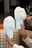 The Keira Solid Plush Slippers-4 Colors