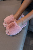 The Keira Solid Plush Slippers-4 Colors