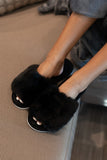 The Keira Solid Plush Slippers-4 Colors