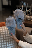 The Keira Solid Plush Slippers-4 Colors