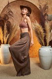 Ruched Waist Wide Resort Pants-2 Colors
