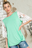 LACE SLEEVES TOP-5 COLORS