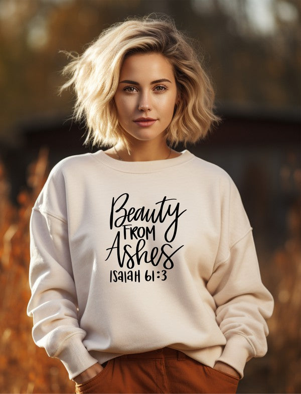 "Beauty from Ashes" Premium Bella Canvas Crew Jacket (3 Colors)