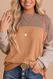 Ribbed Color Block Tunic Top-3 Colors
