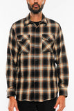 MEN'S FULL PLAID CHECKERED FLANNEL LONG SLEEVE-4 COLORS
