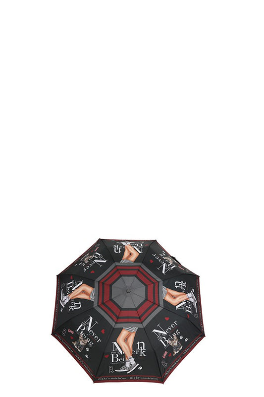 Nicole Lee USA Nikky "Never Be Shy" Travel Umbrella