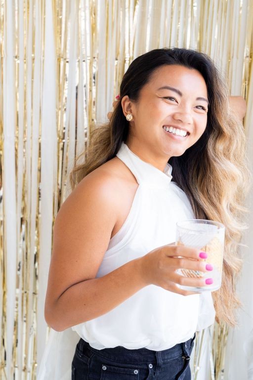 Sophie Studs - Gold Sparkle Earrings