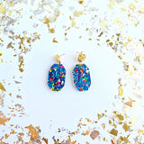 Lexi - Blue Sparkle Earrings