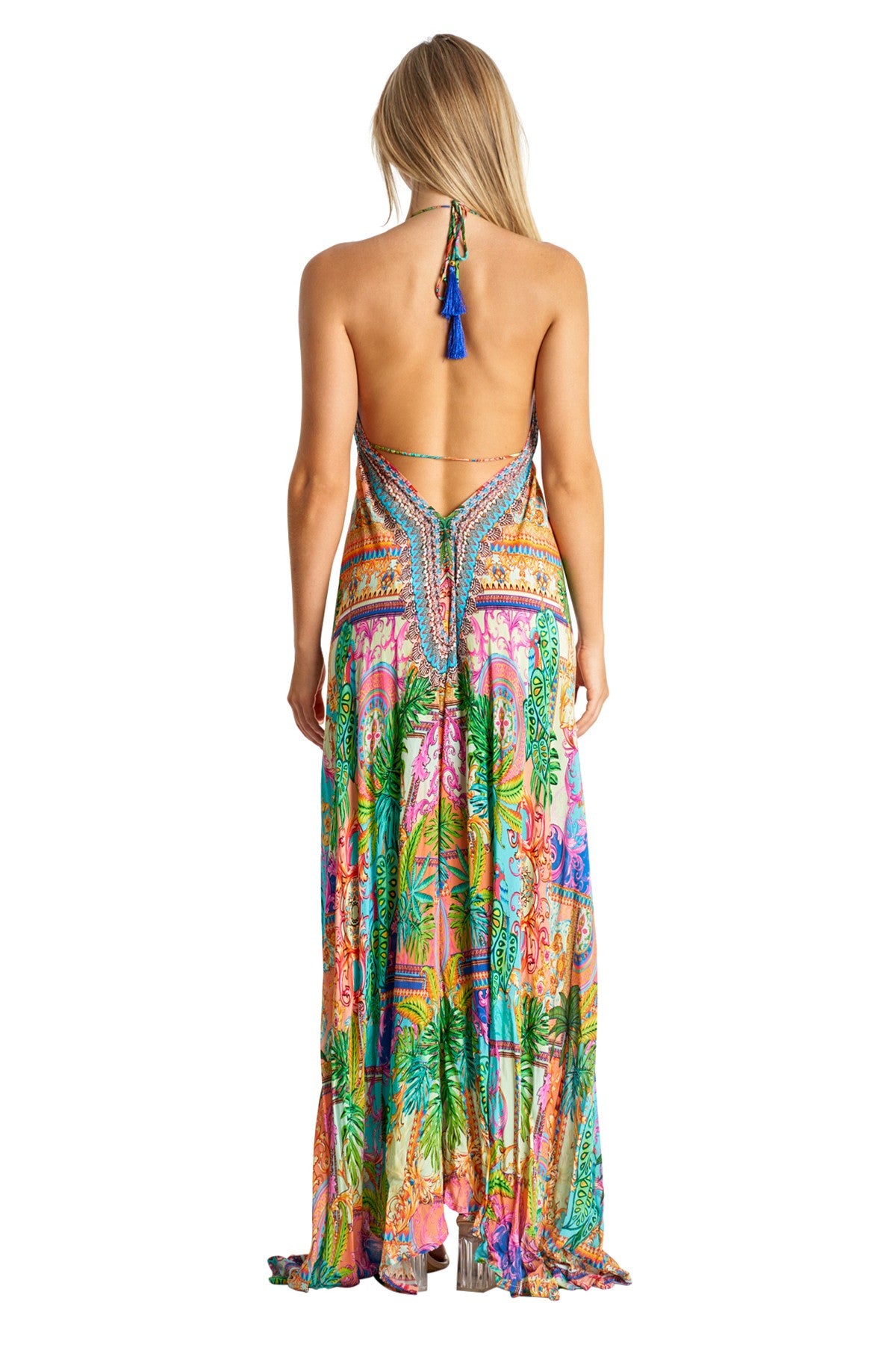 La Moda Resort Halter 3-Way Wear Maxi Dress #5