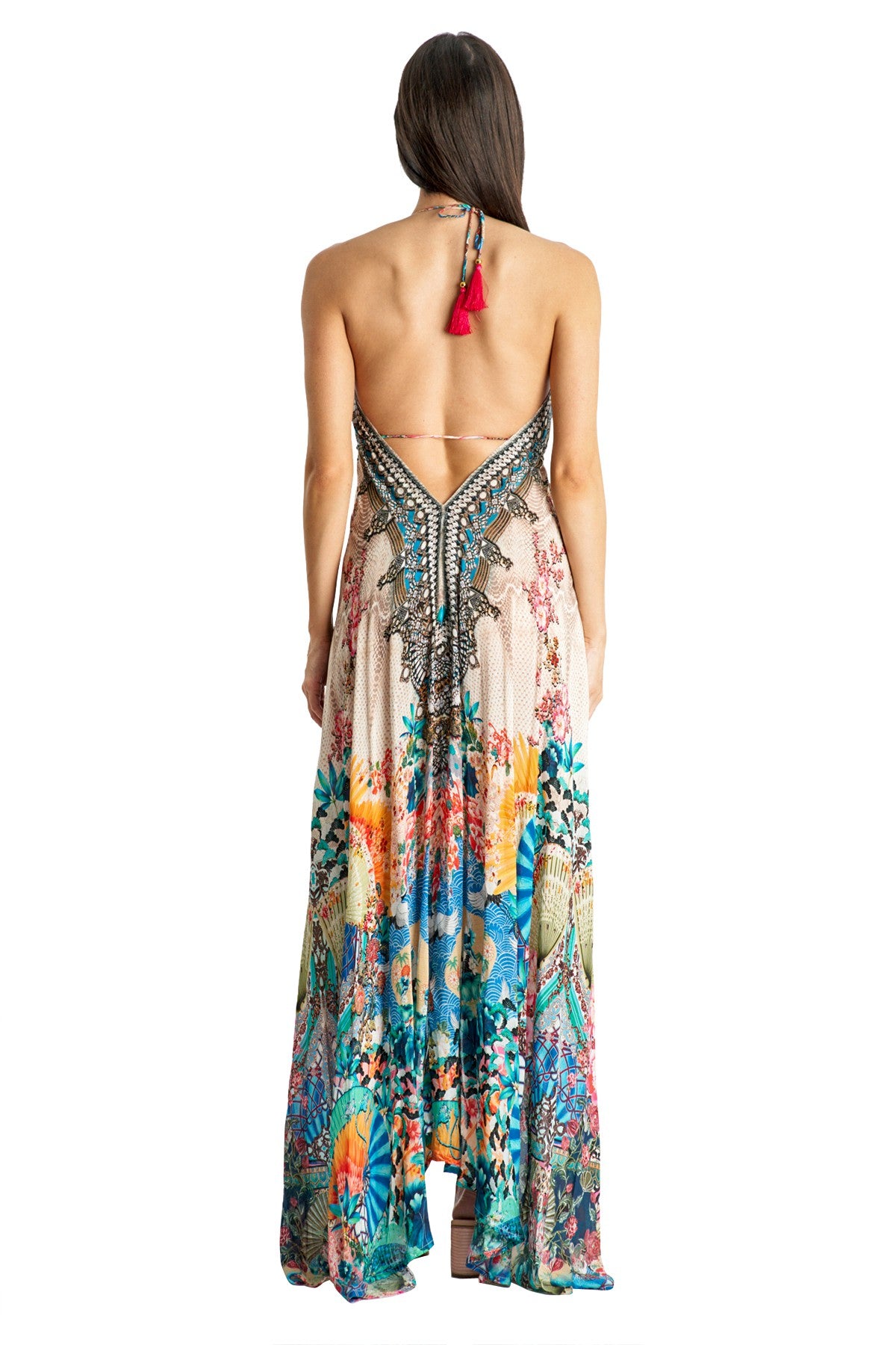 La Moda Resort Halter 3-Way Wear Maxi Dress #4