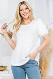 Fuzzy Pullover Sweater Top- 2 Colors