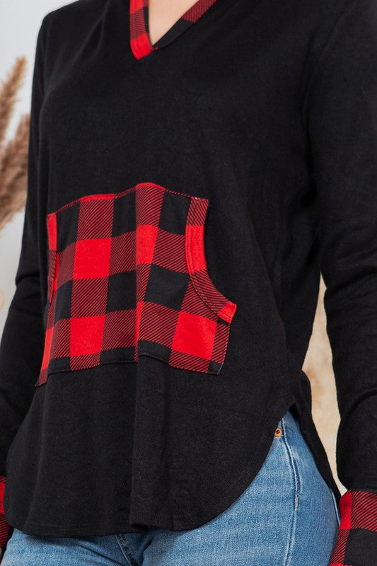 Kangaroo Pocket Hooded Pullover- 3 Colors