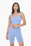 Ribbed Seamless Cropped Tank Top-5 Colors
