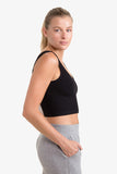 Ribbed Seamless Cropped Tank Top-5 Colors