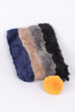 Faux Fur Convertible Wristlet Crossbody Swing Bag-4 Colors