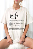 DEFINITION OF A WIFE GRAPHIC TEE-5 COLORS
