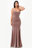 Sparking Jacquard Cowl Neck Long Dress-7 Colors