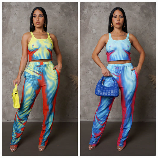 "Emotionology" Pants Set