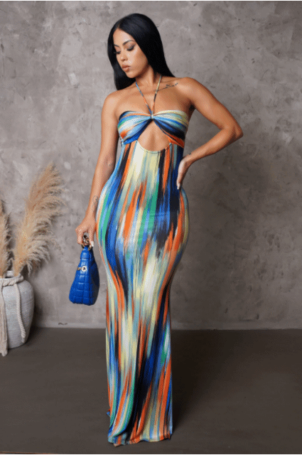 Miami Halter Maxi Dress