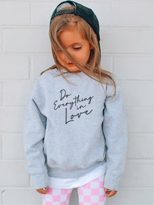 Do Everything In Love Toddler Graphic Sweatshirt