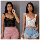 Lace Cropped Top