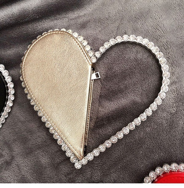 Shinny Twinkle Star Cute Heart Clutch Bag- 6 Colors