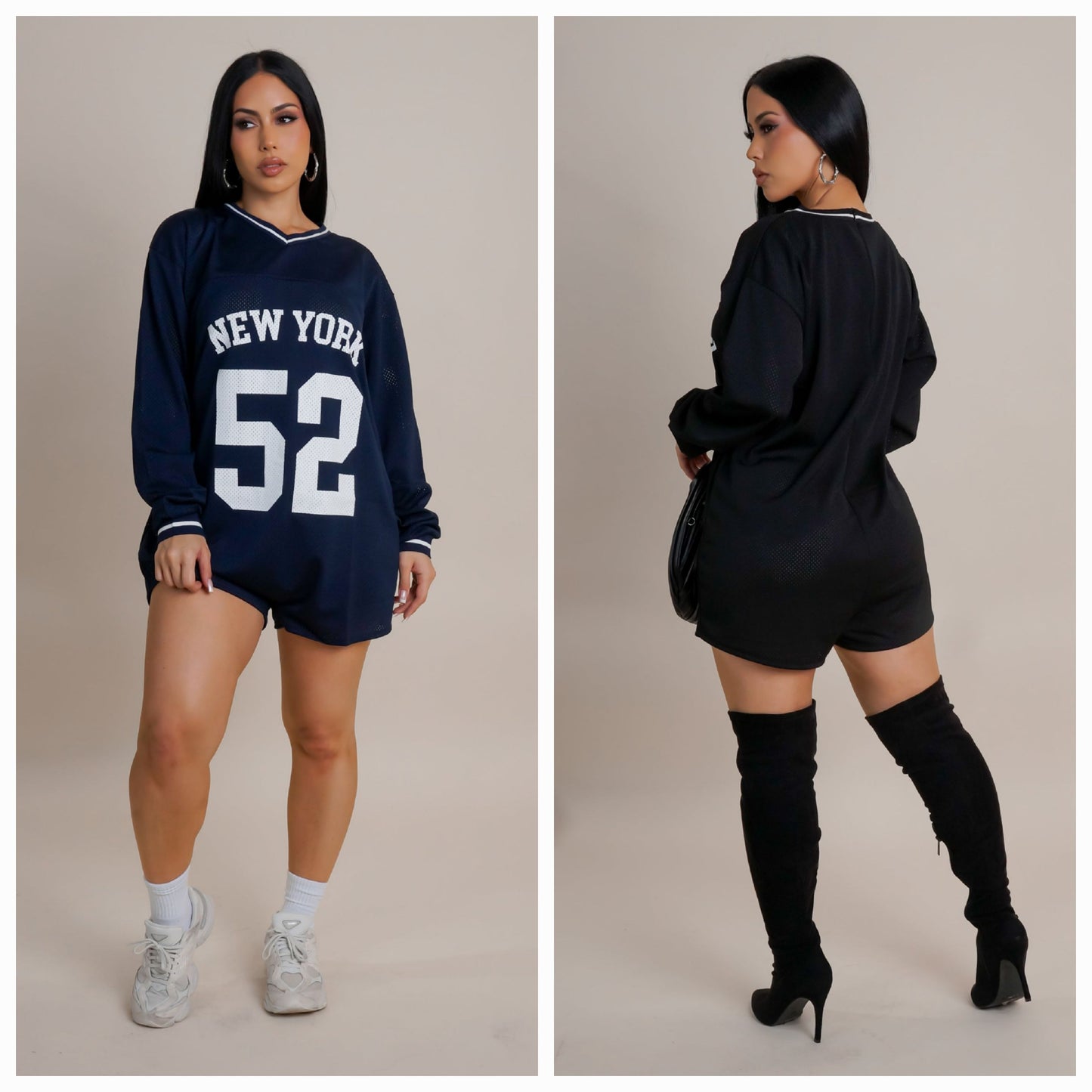 New York Jersey Romper