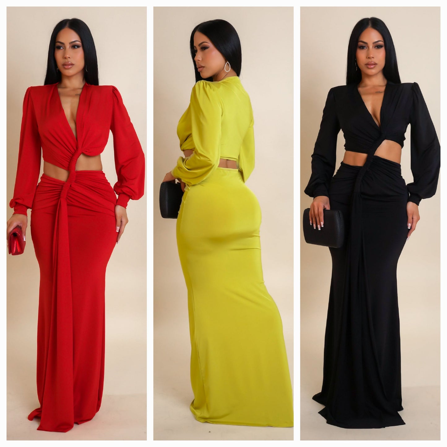 Rope Twist Maxi Dress