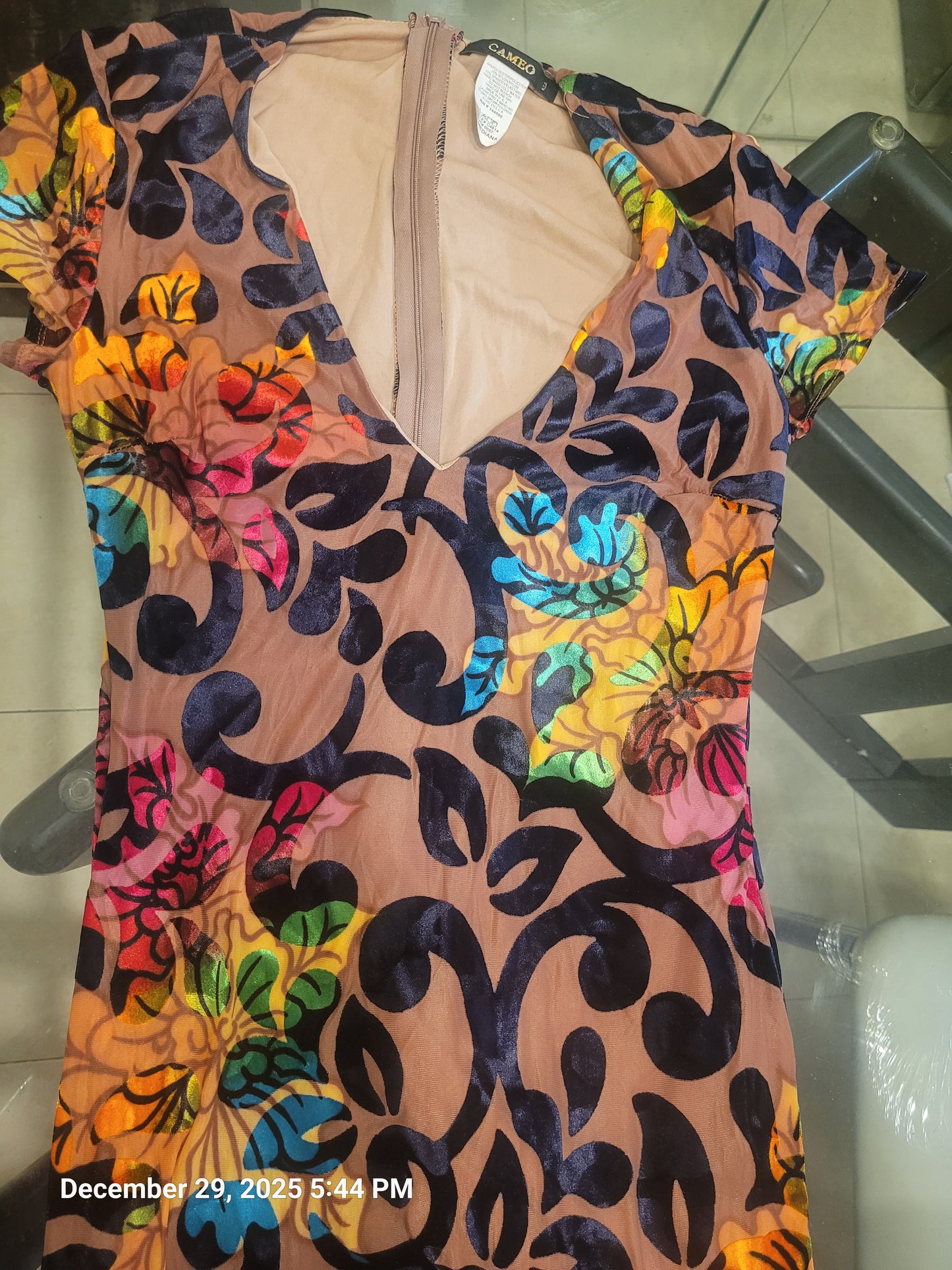 Velvet & Flower One of a Kind Maxi Dress