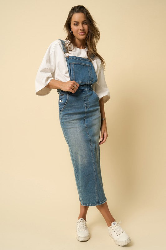 OVERALL DENIM  DRESS
