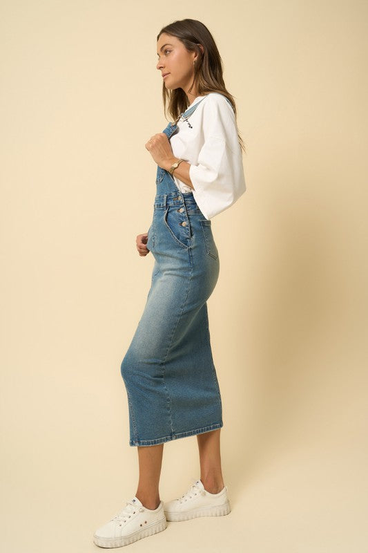 OVERALL DENIM  DRESS